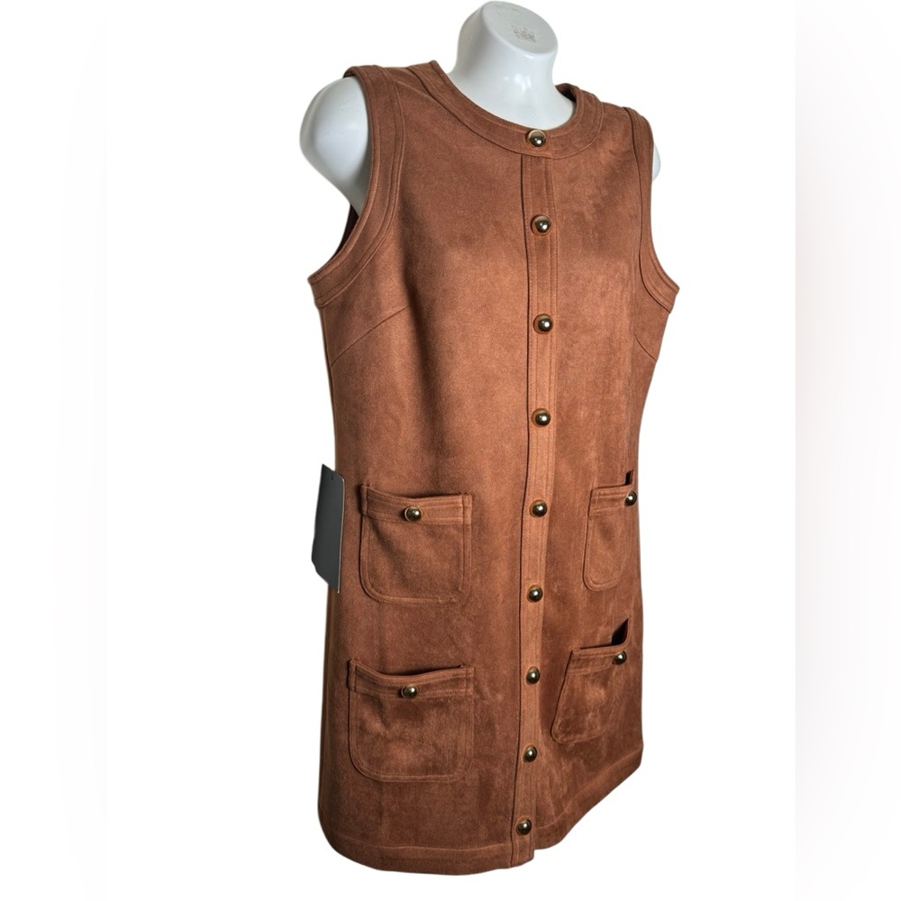 New Tuckernuck Faux Suede Ollie Dress - Picture 4 of 11